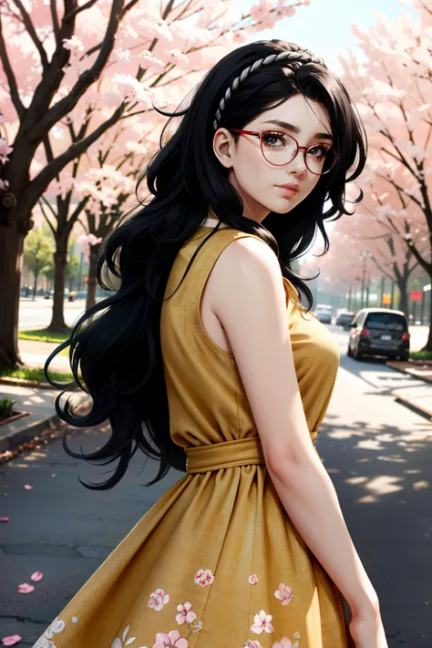 ((ultra detailed, masterpiece, absurdres))
<lora:DMC5Nicoletta:0.9>
DMC5Nicoletta, 1girl, solo, long hair, black hair, brown eyes, glasses, Art Nouveau café, ornate furniture, stained glass, soft natural sunlight