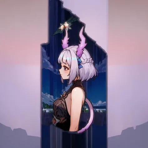 heyra_head, heyra_horns, heyra_body, heyra_hairstyle, heyra_tail, 1girl, solo, <lora:heyrav4.5-000002:1>