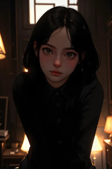 (best quality, masterpiece:1.2), (detailed eye:1.2), intricate detail, depth of field, 1girl, Randomized poses, dynamic movement, (cinematic light:1.3), looking at viewer, dynamic lighting, backlighting,