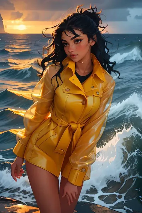 DEN_livia_siren,
(portrait of a lighthouse keeper (walking on the rocks:1.2) on a dark (stormy night:1.2) wearing a yellow raincoat in the wind, (waves crashing:1.2) into the rocks, (storm:1.2), (wind swept:1.2), (gale:1.1), (tsunami:1.1), lighthouse, (night time:1.2), (wet rocks, rocks, rocky:1.2), (splashing waves:1.2), waves, (ocean spray:1.2), (lighthouse:1.1):1.2),
bokeh, f1.4, 40mm, photorealistic, raw, 8k, textured skin, skin pores, intricate details <lora:epi_noiseoffset2:1>, epiCRealism