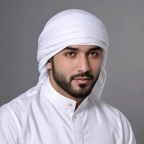 1boy, realistic, ultra quality, highly detailed <lora:Arab Style Real:0.65>, cap, arabe, bone, Kandoora with Igal, wearing a Tarboosha, Na â Aal, body, Kandoora, white dress, ring on hat, black, a man wearing a pink and white patterned head scarf, mohamed chahin, arab ameera al taweel, arab ameera al-taweel, khyzyl saleem, shabab alizadeh, saadane afif, riyahd cassiem, ameera al-taweel, high quality portrait, kyza saleem