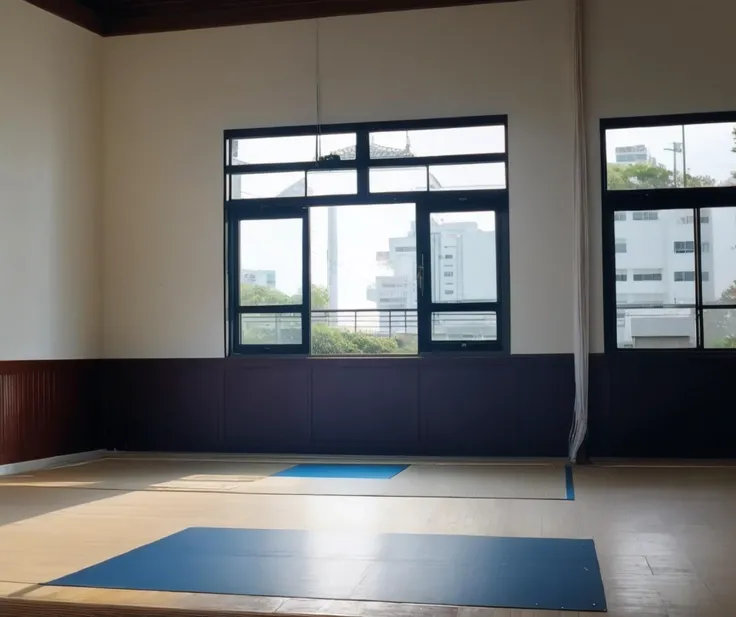 empty gym, (by_edward_yang:1.4) <lora:Edward_Yang_Style:1>