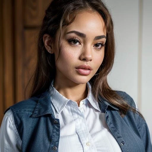 realistic photo of face, close-up, p3rs3phan11, (conservative job interview attire), (conservative high school dress code), (fully clothed:2)
<lora:popular:0.99>
<lora:epiNoiseoffset_v2:0.7>
<lora:add_detail_v5:0.7> <lora:FilmG2:0.5> <lora:BimboMakeup_v1:0.1> <lora:bimbostyleThreeU:0.2><lora:wowifierV3:0.1><lora:detailmaker:0.1><lora:more_details:0.1>,