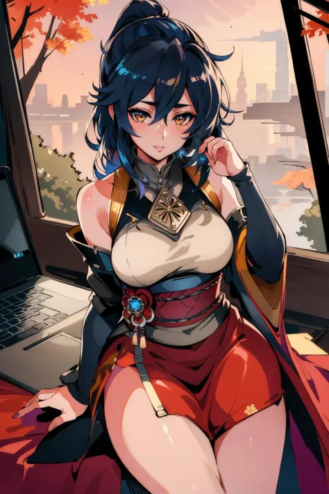 1girl, 8k Technical illustration, elegant, medium shot of a Rubbery Kintsugi [Hmong:Meiji Era:18] ([Laptop|The Burj Khalifa]:1.3) , it is covered in Spikes, it is made from Linen, 1960'S fauna in background, warm trees and Milky Way in background, Foggy, in focus, detailed art, (designed by Jack Davis:0.7) , detailed, masterpiece, Disgusting, Glowwave, Warm lighting, L USM, Oversaturated, good-looking and charming, matte, octane engine, beautiful