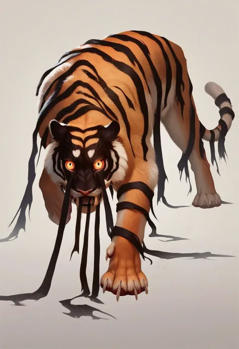 <lora:Dream_Tiger_for_Pony:1> dream tiger, re4alistic tiger, detailed, score_9, score_8_up, score_7_up, score_6_up, score_5_up, score_4_up, hd, (ultra hd quality details), 8K, a realistic photo, photorealistic, volumetric lighting, realistic