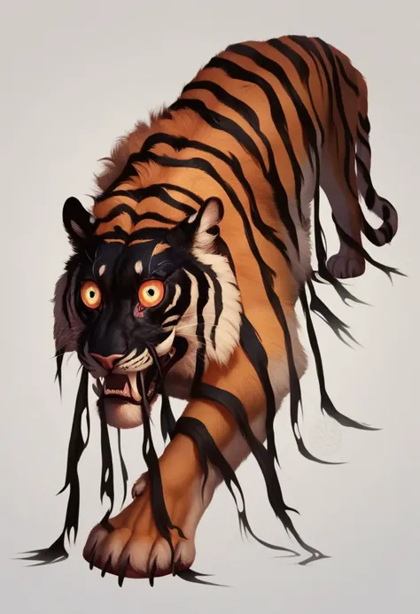 <lora:Dream_Tiger_for_Pony:1> dream tiger, re4alistic tiger, detailed, score_9, score_8_up, score_7_up, score_6_up, score_5_up, score_4_up, hd, (ultra hd quality details), 8K, a realistic photo, photorealistic, volumetric lighting, realistic