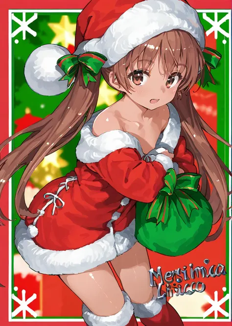 score 9, score 8 up, score 7 up, rating questionable,
detailed background, shiny skin,
<lora:libeccio.pony:1>,
libeccio, santa,