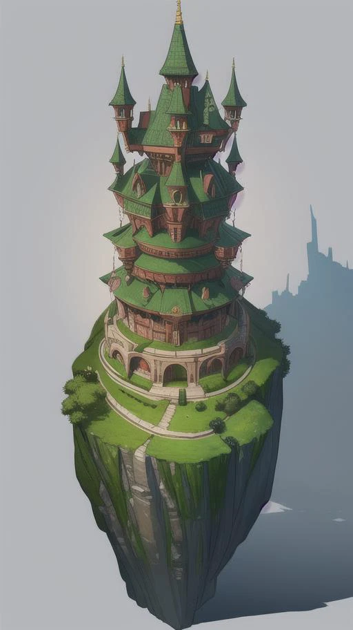 (fantasy Landscape:1.5), Ephemeral, epic scale, (looking down:1.3), award winning artwork,trending on artstation,intricate details,8k,desktop wallpaper