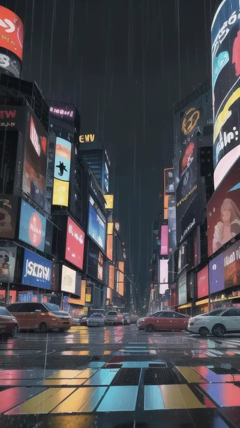 (new york city:1.5), Ephemeral, epic scale, (raining:1.3), award winning artwork,trending on artstation,intricate details,8k,desktop wallpaper