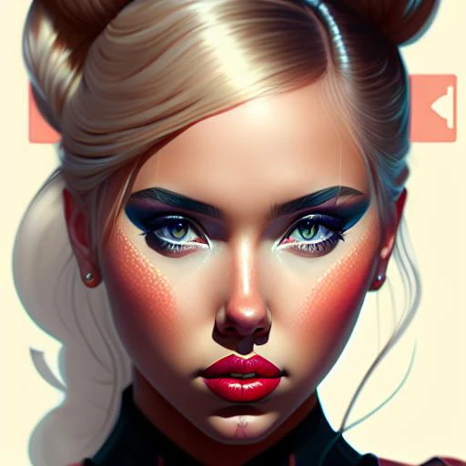 (scarjo-subject1:1.2) , mdjrny-v4 style , concept art, llustration, post grunge, concept art by josan gonzales and wlop, by james jean, Victo ngai, Mike Mignola, Laurie Greasley, highly detailed, sharp focus, Trending on Artstation, HQ, deviantart, art by artgem, highly detailed eyes
