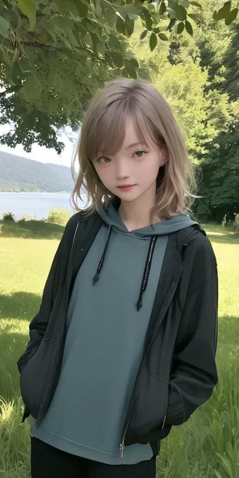 (snapshot, the-person-opposite) 1girl, outdoors