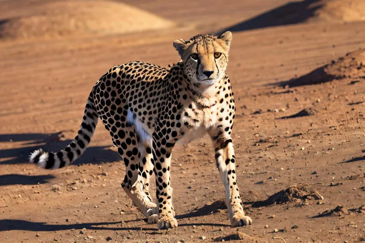desert landscape (masterpiece, best quality:1.2), ultra-detailed, cheetah walking, (realistic:1.5), <lora:EdobCheetah_v1.0:0.8>
