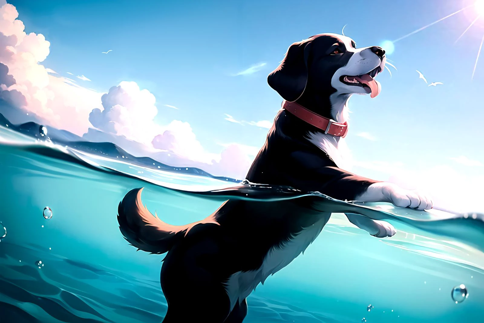 partially submerged,
(8k, masterpiece, best quality, ultra-detailed),
<lora:partially_underwater_shot_v0.2:1>
dog, swimming,
looking afar, looking ahead,
