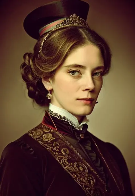 <lora:VictorianPunkAI:.9> colored portrait of mr1nc0n woman in VictorianPunkAI fashion , detailed, intricate <lora:m_rincon_lora_V1-05:1>