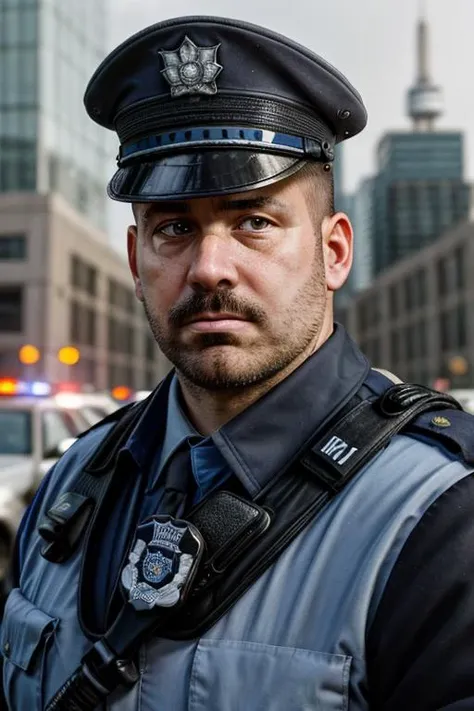masterpiece, high quality, photo trending on Unsplash, portrait of a toronto police officer, <lora:Clothing - Sexy Police Officer:.65>