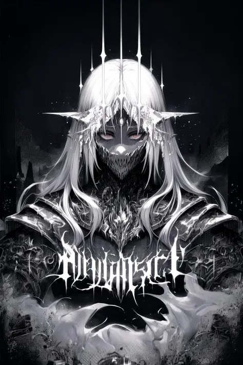 masterpiece, best quality, ultra detailed, black background, logo, (white logo:1.3), black metal print, <lora:add_detail:0.7>, <lora:DeathMetal:1>