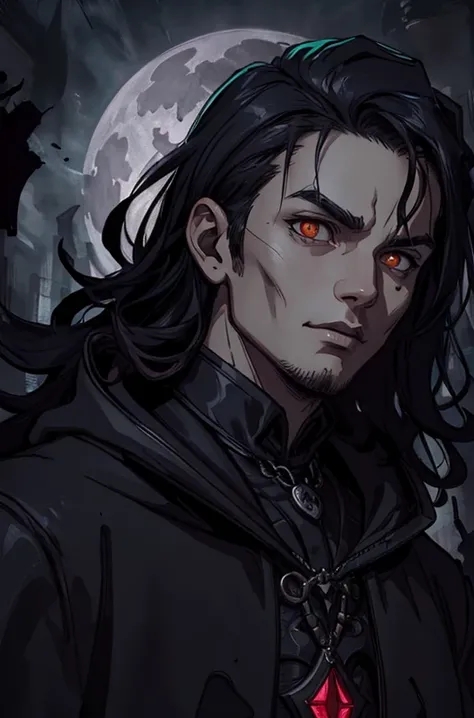 beautiful linework thick-outlines strong-shadows <lora:detail_slider_v4:1.0> <lora:GoodHands-beta2:0.8> (cart3r_n0texist:1.1 male ruby-eyes) Style-GravityMagic portrait solo half-shot looking-at-viewer detailed-background detailed-face ( <lora:GothicPunkAI:0.5> gothicpunkai gothic-theme:1.1)-human glowing-eyes bloodthirsty cape high-collars pendant evil-expression haunting red-glow red-moon moonlit-sky fog eerie-atmosphere