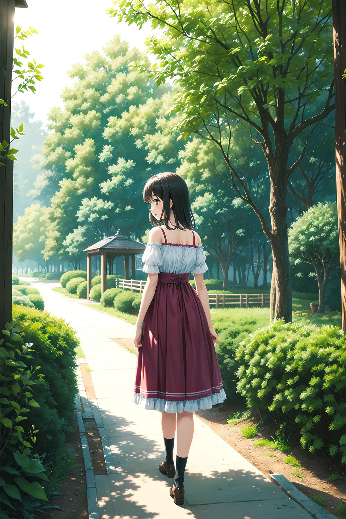 1girl, best quality , sakurahime ,cute, simple background, <lora:Sakurahime:500000.5>
