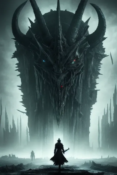 masterpiece, 4k, sharp focus, highest quality,wide shot,Imagine a world where darkness and cold have taken over, and you find yourself in the depths of the nine layers of hell. The once vibrant landscapes have now become desolate wastelands filled with endless suffering. The skies are obscured by a thick haze, and the only sounds you hear are the cries of the damned. As you make your way through the levels, you encounter demons and tormentors, each determined to keep you from escaping their grasp. Can you survive the horrors of each layer and find a way out of this dark and cold hellscape