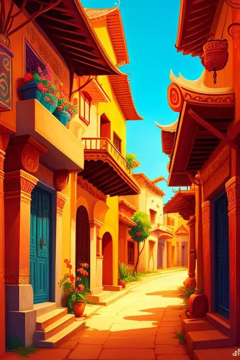 <lora:ancientstyle_model-000008:0.5> ancientstyle streets