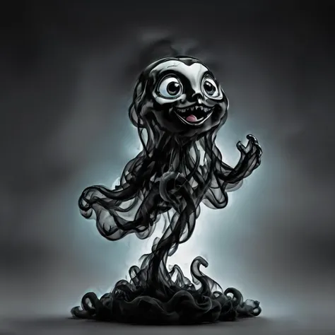 Cute little monster ghost