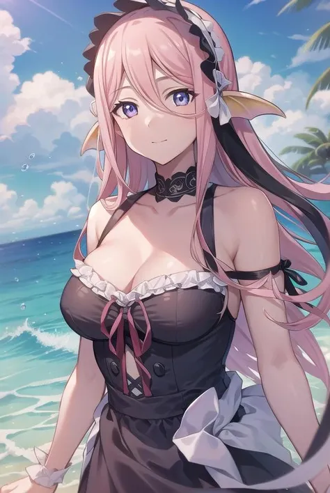 loreleimeroune, <lora:loreleimeroune-lora-nochekaiser:1>,
lorelei meroune, blue eyes, drill hair, fins, hair between eyes, head fins, long hair, mermaid, monster girl, pink hair, pointy ears,
BREAK maid, maid headdress, official alternate costume, scales, webbed hands,
BREAK looking at viewer,
BREAK outdoors, beach, ocean, submerged,
BREAK <lyco:GoodHands-beta2:1>, (masterpiece:1.2), best quality, high resolution, unity 8k wallpaper, (illustration:0.8), (beautiful detailed eyes:1.6), extremely detailed face, perfect lighting, extremely detailed CG, (perfect hands, perfect anatomy),