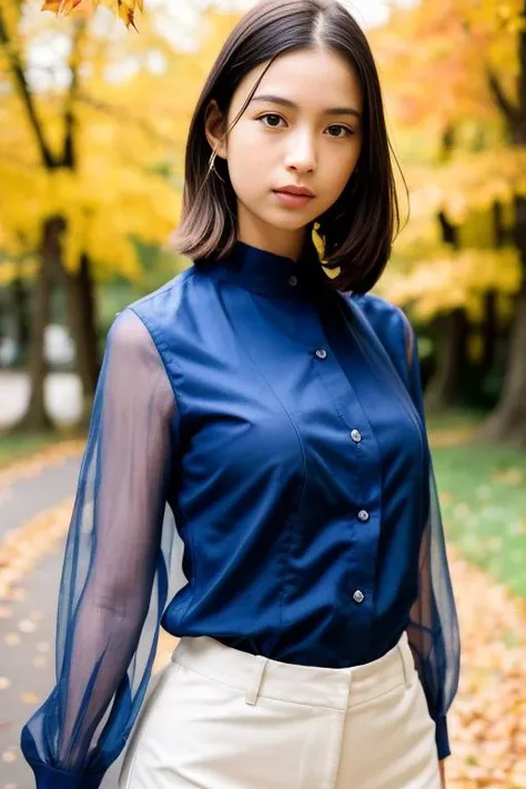 (realistic:1.3), finely detailed, quality, rembrandt lighting, (masterpiece:1.2), (photorealistic:1.2), (best quality), (detailed skin:1.3), (intricate details), dramatic, ray tracing, 1girl, japanese girl, 21 years old, detailed skin texture, (blush:0.5), (goosebumps:0.5), subsurface scattering, smiling, medium breasts, short hair curls, bangs, hair between eyes, collared shirt, pencil skirt, (shrugging:1.2). (bright sunny day, outdoors), <lora:concept_shrugging:1>
