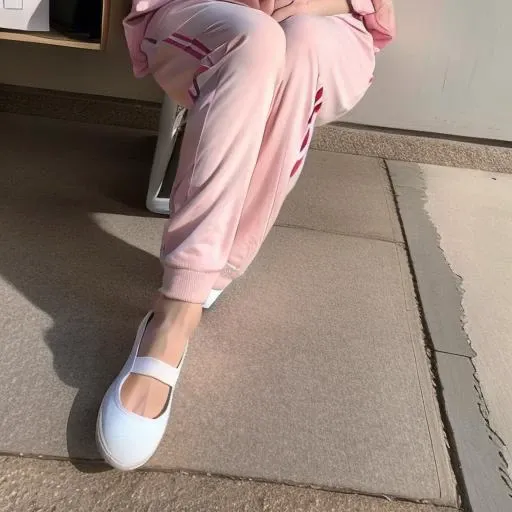 <lora:ticaoxie:0.75>, (8k, RAW photo, best quality, masterpiece:1.2), (realistic, photo-realistic:1.3), ultra-detailed, beautiful detailed girl, cute, solo, (full-body picture), (laugh out load:1.1), beautiful face, looking at viewer, small_breasts, beautiful detailed eyes, <lora:cuteGirlMix4_v10:0.3>, ponytail, sweat pants, sweater, socks,