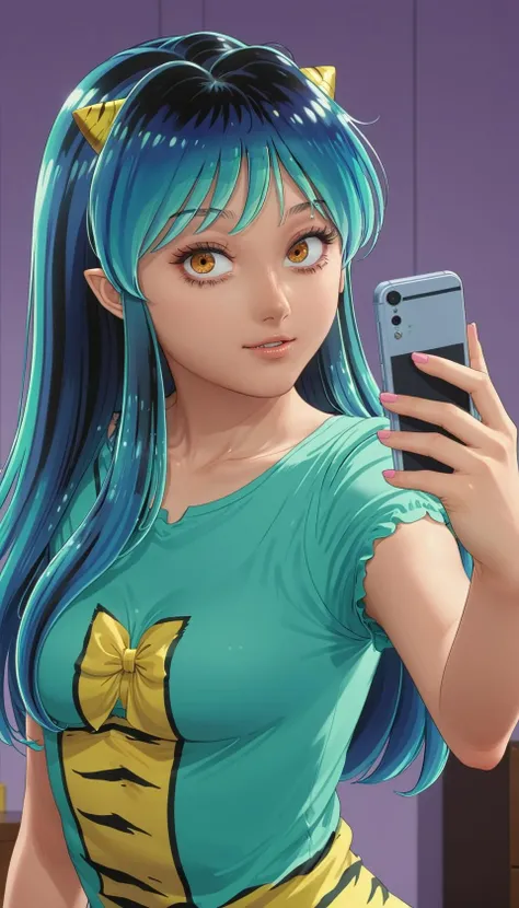 Lum from Urusei Yatsura (Stylized)