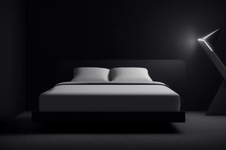 3D Product render style, futuristic king size bed, led light,
ue 5, finely detailed, purism, a computer rendering, minimalism, octane render, 4k, dark theme,
back light, rim light, <lora:lowra_v10:0.6>