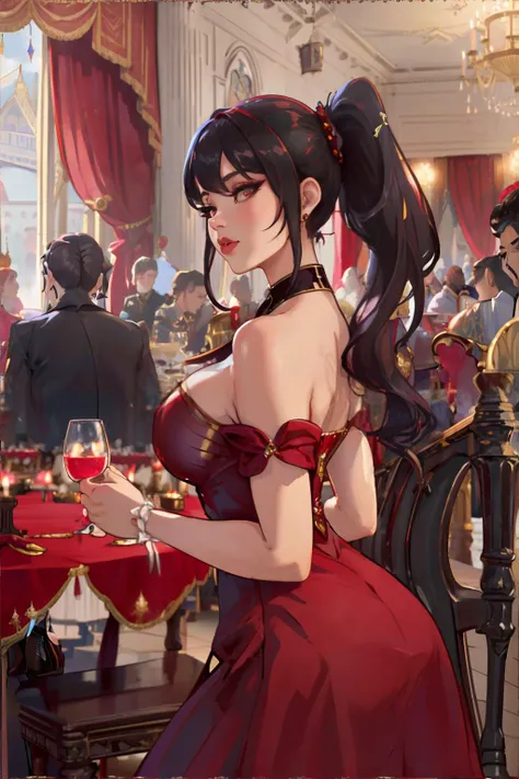 woman romantic dinner expensive 