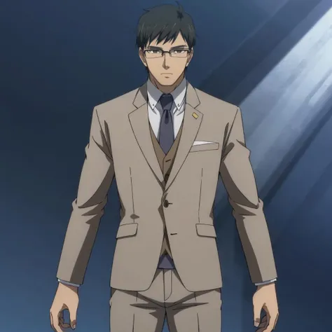 masterpiece,high quality,solo,
<lora:Tojo001:0.7>,
Tojo,1man,
suit,