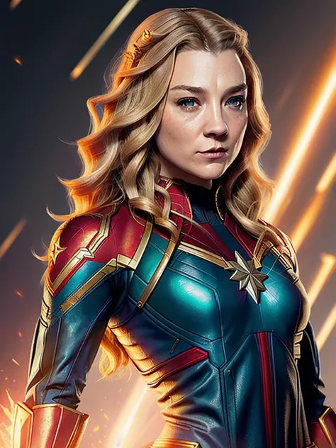Dormer, wears a captain marvel suit, photography, trending on artstation, sharp focus, intricate details, by greg rutkowski <lora:Dormer:0.8>