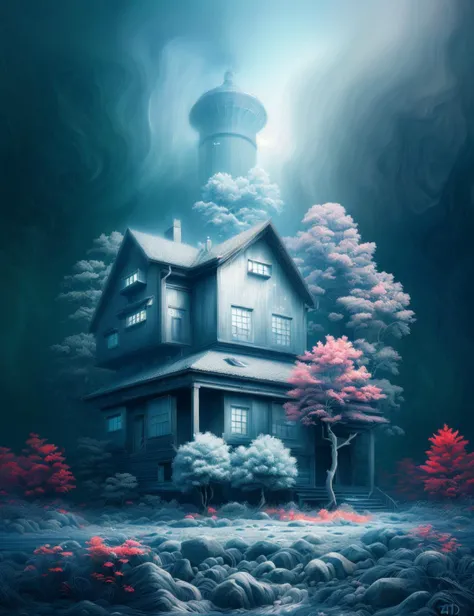 DonMW4t3r3l3 digital painting, homely, level of detail, cryengine, mysterious, infrared photography, realism art, pixilation, clear visuals, 4k, original, chiasmus , <lora:DonMW4t3r3l3:0.9>