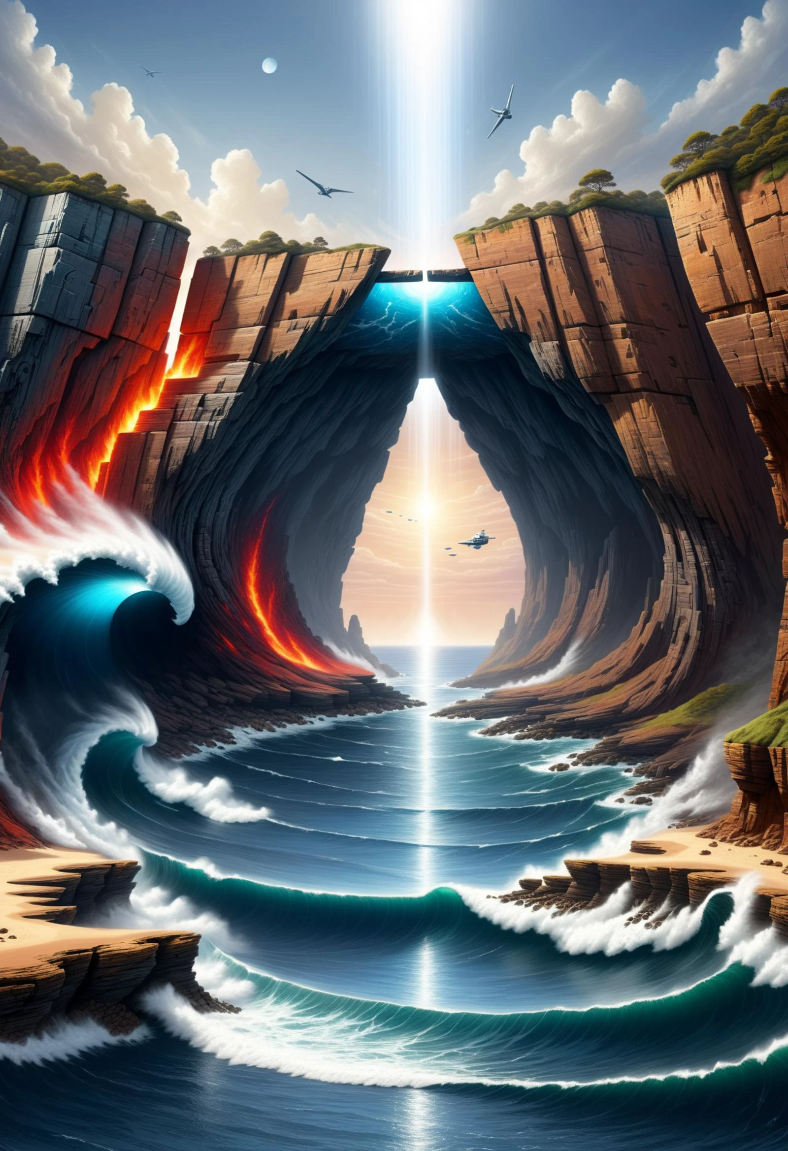 DonMM4573r0f3l3XL, cliffs, marine conservation,holodeck,rebel alliance, <lora:DonMM4573r0f3l3XL:1>