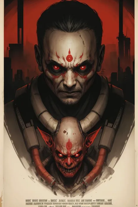 looking at viewer, indian robot horror, poster, <lora:add_detail:0.25>