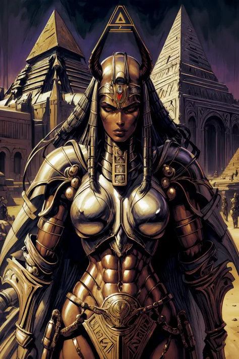 portrait of 1 beautiful woman, cyborg, battle stance, anubis armor, pyramid, complex background,
futuristic Egypt, detailed, (Donato Giancola methurlant)
dark chamber, dim light,
(masterpiece, best quality:1.3),realistic, hyper-realistic photorealistic
<lora:methurlant:1> <lora:add_detail:1> <lora:epiNoiseoffset_v2:1>