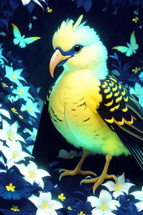 (low contrast ), colorfantasystyle  <lora:color_model:0.8>  bird
