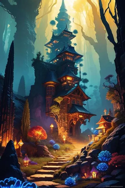 (low contrast ), colorfantasystyle <lora:color_model:0.75> sharp details, a medieval village in switzerland, mess jungle in background, ornate, beautiful, atmosphere, vibe, flowers, concept art illustration, greg rutowski, volumetric lighting, sunbeams, particles, colorful clothes, by Jean-Baptiste Monge, Gilles Beloeil, Tyler Edlin, Marek Okon, Pixar, album art, comic style, golden ratio, perfect composition, a masterpiece, trending on artstation, oversaturated, epic realistic, hdr, intricate details, rutkowski, intricate, cinematic, detailed , art by midjourney