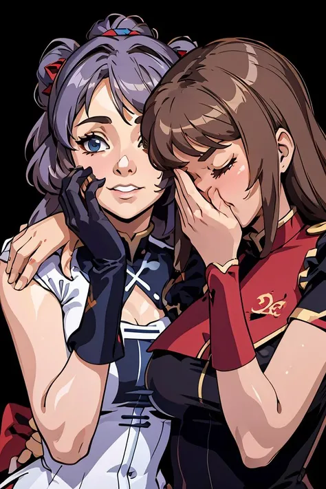 (masterpiece, best quality), 2girl, <lora:laughing_girls_meme_v1:1> girlsmeme
