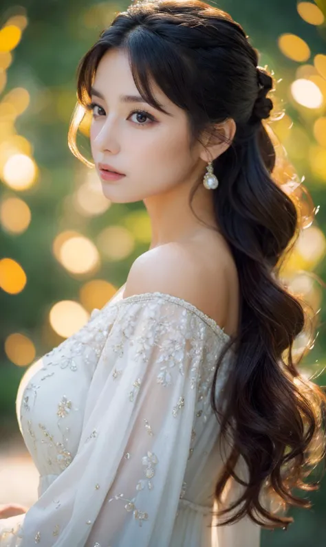 masterpiece,highest quality,exquisite details,amazing art,realistic details,pretty face,real skin,8K,RAW,movie lighting,soft light,shallow depth of field,bokeh,dreamy,
1girl,(large breasts:1.1),long hair,sexy,korean idol,off-shoulder_dress,(pureerosface_v1:0.6),
<lora:ClothingAdjuster3:-0.4>,