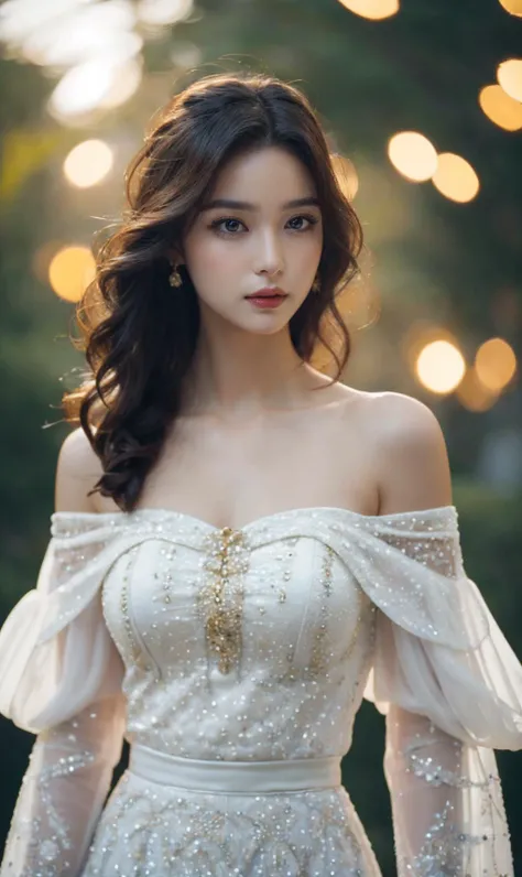 masterpiece,highest quality,exquisite details,amazing art,realistic details,pretty face,real skin,8K,RAW,movie lighting,soft light,shallow depth of field,bokeh,dreamy,
1girl,(large breasts:1.1),long hair,sexy,korean idol,off-shoulder_dress,(pureerosface_v1:0.6),
<lora:ClothingAdjuster3:-0.4>,
