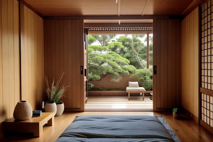 (interior:1.2), japandi style, bedroom, wide angle, zen garden, boho,
<lora:interior_japandi_LoHa_v1:1.2:INS> <lora:add_saturation:-1>