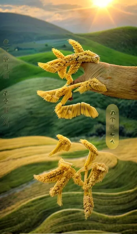 wheat field,day,sunlight,SFW,best quality,