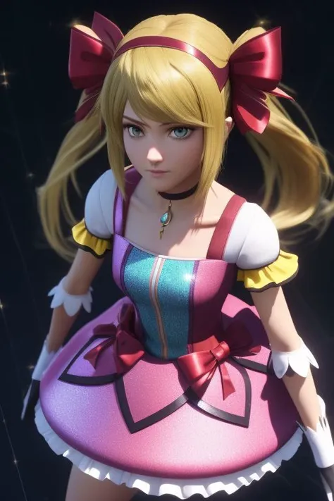 (kanamemadokaoutfit:1.3), cowboy shot, (samus aran) dressed in (puffy blue and yellow magical girl outfit:1.2), (long straight blonde hair), magical girl, masterpiece, best quality, (perfect face, beautiful face, symmetric face), (sparkles, sparkling hair, sparkling clothes, sparkles around face:1.1),
8k, RAW photo, photo-realistic, masterpiece, best quality, absurdres, incredibly absurdres, huge filesize, extremely detailed, High quality texture, physically-based rendering, Ray tracing,