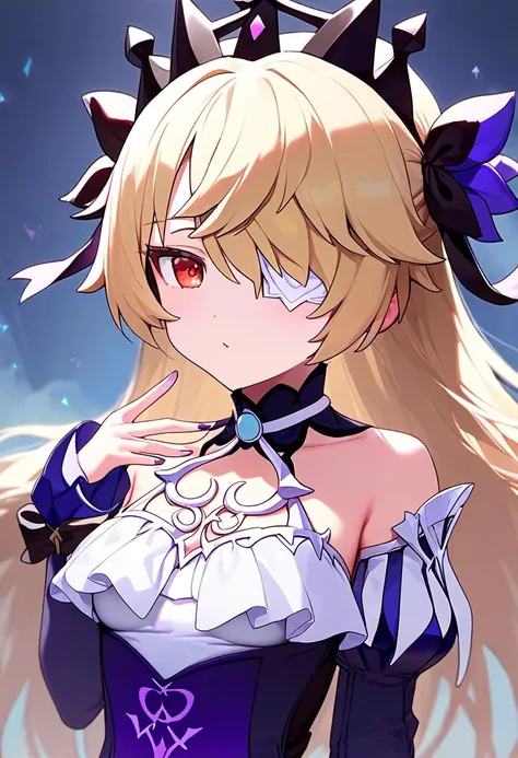 masterpiece, best quality, very aesthetic, absurdres, newest,open_mouth,fellatio_gesture,FellatioGesture,heart-shaped eyes,upper body,,1girl, fischl \(ein immernachtstraum\) \(genshin impact\), genshin impact, blonde hair, long hair, official alternate costume, red eyes, eyepatch, dress, tiara, detached sleeves, hair over one eye, bare shoulders
,from below,in park