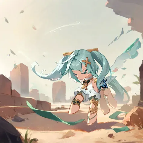 score_9, score_8_up, score_7_up, score_6_up,score_5_up, score_4_up,<lora:genshin_pony_v1:1>,source_pony,pegas,Faruzan_\(genshin_impact\),dynamic ange,fly,wings,sky,desert,sand,ruins