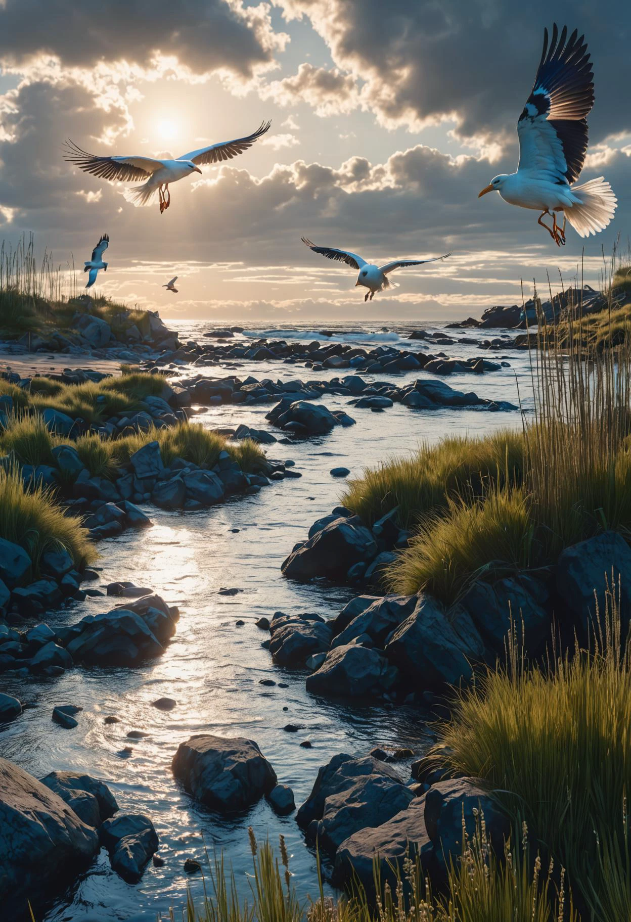 coastline, marsh birds,long shot DonMM1y4XL man, photorealism, crumble, compositing, anvilnext engine, grungy, splitscreen, isometric, cg puppetry, screen space shadows, remarkable opus, 2k, experimental, anaphora #dynamic range, f/1.4, shutter speed 1/60 sec, iso3200, white balance fluorescent, exposure compensation "-1.5 ev", aperture priority shooting mode, symmetry and balance, focus mode single, partial metering", <lora:released\DonM3t3rn1tyXL-v1.1-000008:0.6>,<lora:myLora\DonMM1y4XL-v1.1-000008>