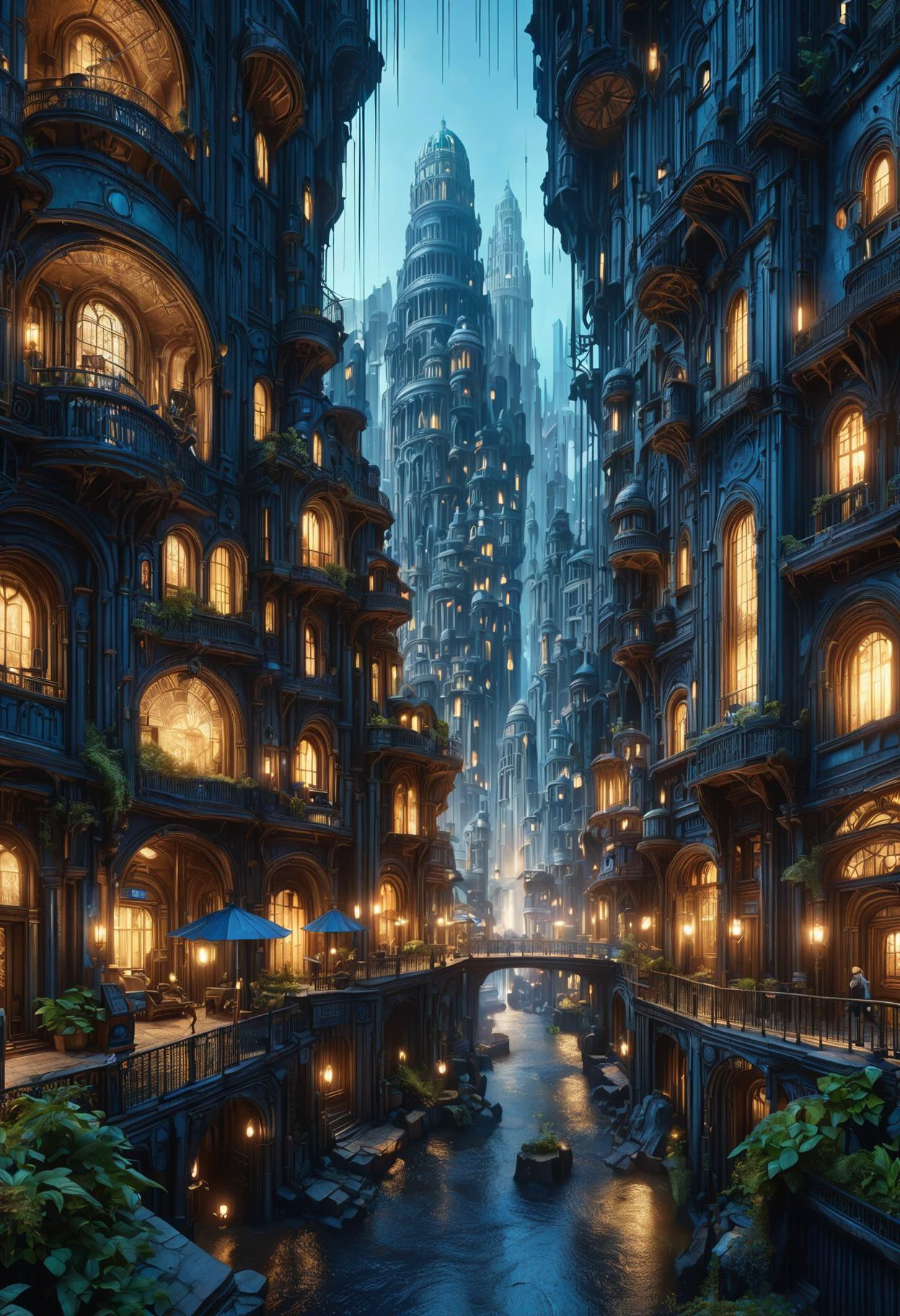 steampunk city, ravine,long shot DonMM1y4XL man, tonalism, labyrinthine, global illumination, stingray engine, fauvist, charcoal drawing, renaissance, sand animation, global illumination, complete sharpness, 32k, trailblazing, alliteration # f/16, shutter speed 1/2 sec, iso25600, white balance shade, exposure compensation "+2.5 ev", aperture priority shooting mode, symmetry and balance, focus mode manual, spot metering", <lora:released\DonM3t3rn1tyXL-v1.1-000008:0.6>,<lora:myLora\DonMM1y4XL-v1.1-000008>