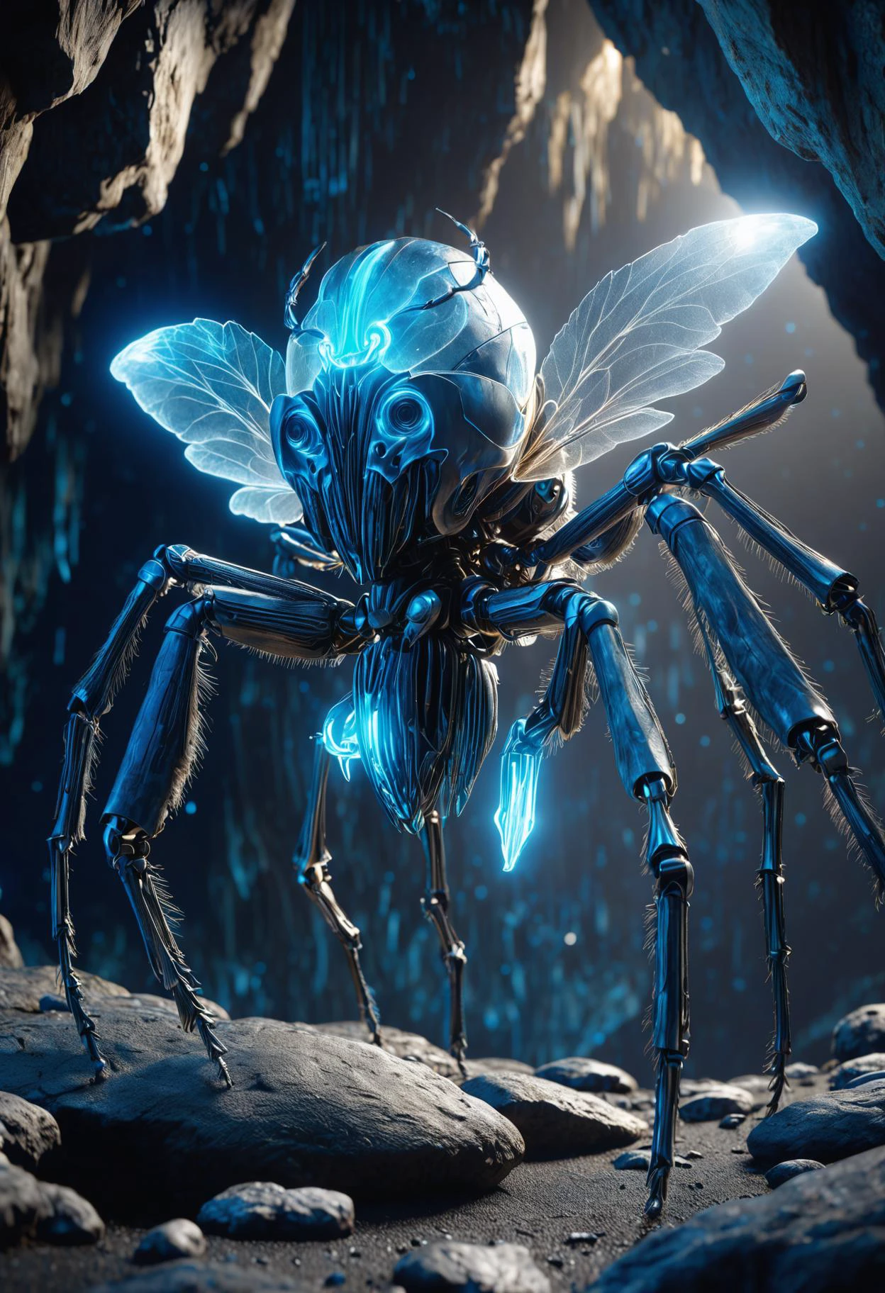 night sky, cave beetle,long shot DonMM1y4XL man, video game art, cavernous, virtual texturing, frostbite engine, baroque, photo retouching, hybrid styles, soft body animation, volumetric lighting, tour de force, 16k, imagery, aposiopesis #dslr, f/22, shutter speed 1/250 sec, iso25600, white balance tungsten, exposure compensation "+0.5 ev", manual shooting mode, leading lines, focus mode manual, evaluative metering", <lora:released\DonM3t3rn1tyXL-v1.1-000008:0.6>,<lora:myLora\DonMM1y4XL-v1.1-000008>